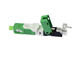 ESC250D SC APC Field Fast Assembly Mechanical Connector FTTH for Drop Cable 2 * 3mm Green