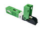 ESC250D SC APC Field Fast Assembly Mechanical Connector FTTH for Drop Cable 2 * 3mm Green