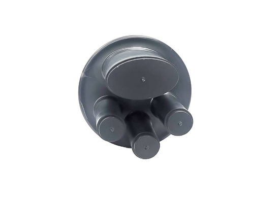 24 Cores Mini FTTH Dome Fiber Optic Splice Closure 1 Oval 3 Round Ports Heatshrink Seal