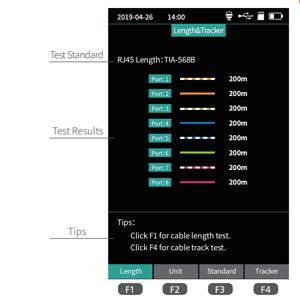 1310/1550nm SM نطاق الاختبار 5m-60Km ميني OTDR 9 في 1 اختبار مع APC UPC SC / FC / ST / LC محول 5