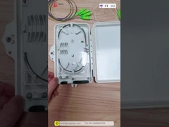 علبة ألياف ضوئية ABS PC علبة إيقاف الألياف الضوئية لألياف 2-8 كابل غير مقطوع