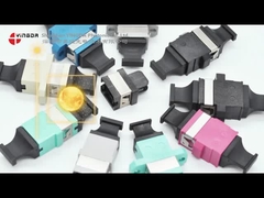 MPO MTP Fiber Optic Adapter Coupler 12 Fiber OM4 لنظام الترقيع في مركز البيانات