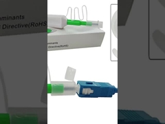ST FC LC SC 2.5mm وصلة الألياف الضوئية قلم تنظيف نهاية الوجه، قلم تنظيف نقرة واحدة 800 مرة