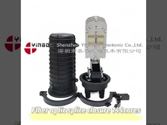 GJS-9501B 144 النواة حرارة تقلص القبة الألياف الضوئية إغلاق التواء 1 بيضاوي 4الموانئ