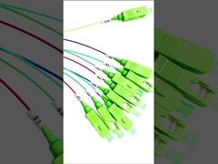 1x3 الألياف الضوئية PLC الفاصل المفردة G657A SC APC موصل 1260-1650 نانومتر