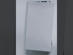 علبة انتهاء الألياف الضوئية FTTH ABS الأبيض 4fibers للكابلات المسطحة في الداخل