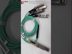 100G AOC 100G QSFP28 إلى 4x25G SFP28 كابل البصري النشط 5M OM3