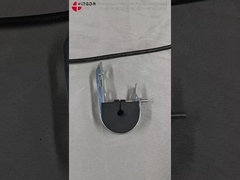 كابل ADSS أسفل مشبك الرصاص مع الشرائط المثبتة على القطب