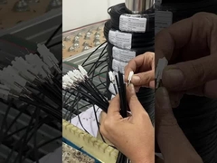 سلك التصحيح FTTH ذات الدعم الذاتي SC - SC كابل قطرة الألياف الأسود FRP LSZH 20M