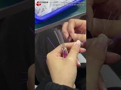 YINGDA سرعة عالية 8Fiber MPO الذكور إلى LC OM3 Fanout Patch Cord وضع واحد 9/125um Breakout 100G 400G