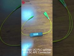 كاسيت مزدوج النوافذ واسع النطاق FBT القابل 2mm 1 x 2 SFF ABS ISO SGS ROHS