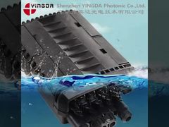 انظر!! صندوق توصيل الألياف الضوئية FTTH مع تصنيف IP68 المقاوم للماء لكابل التوصيل الخارجي