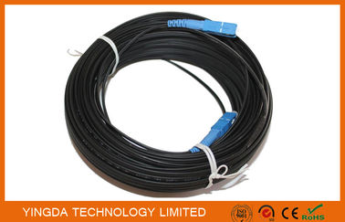 شراء SC / UPC 200 متر الألياف البصرية التصحيح الحبل FRP ساحة FTTH قطرة الألياف البصرية البلوز التصنيع عبر الإنترنت