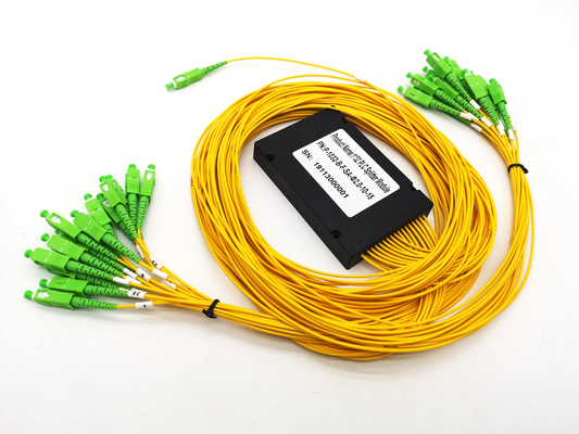 شراء مخصص PON 1x32 SC الألياف البصرية PLC الفاصل فقدان FTTH و CATV الفاصل التصنيع عبر الإنترنت