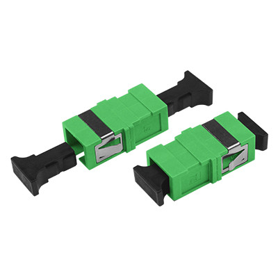 شراء Simplex SC Fiber Optic Adapter Short Flange Single Mode لا شفة بلاستيكية مقرنة التصنيع عبر الإنترنت