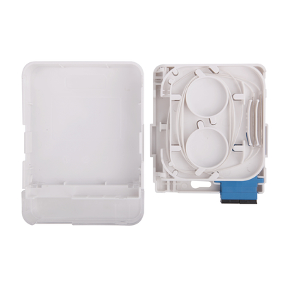 شراء SC Duplex FTTH Fiber Optic Term Box Wall Outlet Optical Terminal Box Socket التصنيع عبر الإنترنت