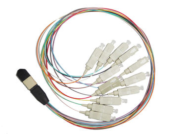 شراء MPO APC Male To FC APC Fan Out Cable وضع واحد 12 ليفًا لتطبيق دينستيتي عالي التصنيع عبر الإنترنت