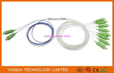 شراء 2x8 Blockless البسيطة نوع PLC الفاصل في شبكة GPON 1260-1650 نانومتر التصنيع عبر الإنترنت