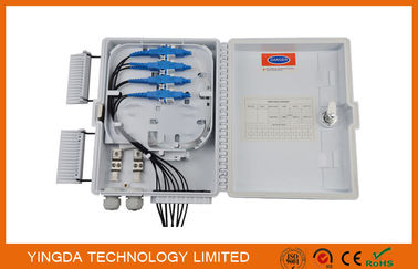 شراء 12 في الهواء الطلق الأساسية الألياف البصرية توزيع مربع / FTTH مربع المحطة الطرفية ل1X8 البصرية الفاصل محول SC التصنيع عبر الإنترنت