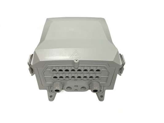 شراء YINGDA IP65 الصفيحة الرمادية / الأبيض الصفيحة التوزيع صندوق 8 - 24 منفذ الصفيحة الصفيحة صندوق التصنيع عبر الإنترنت