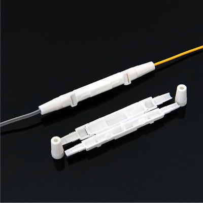 شراء 1 منفذ ميني FTTH قطرة كابل Splice حماية مربع أبيض مستديرة مفتوحة نوع PP التصنيع عبر الإنترنت