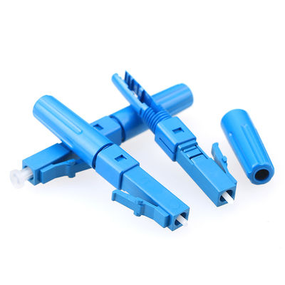 شراء رابط FTTH سريع القابل للتثبيت ، LC UPC Fast Connector للكابل 2x3mm Drop التصنيع عبر الإنترنت
