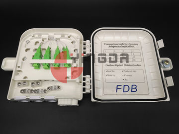 شراء 3 في 8out الألياف البصرية الفاصل مربع with1x8 SC / APC مصغرة وحدة PLC الخائن التصنيع عبر الإنترنت