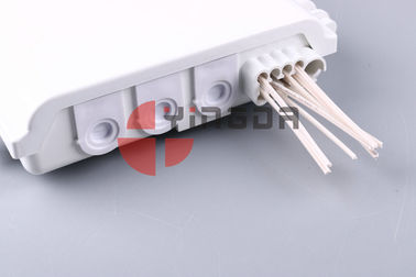 شراء في الهواء الطلق ABS البصري الخائن مربع 8 النوى ، غير مقطوع كابل إنهاء مربع ل 1 X8 PLC الخائن الأبيض التصنيع عبر الإنترنت