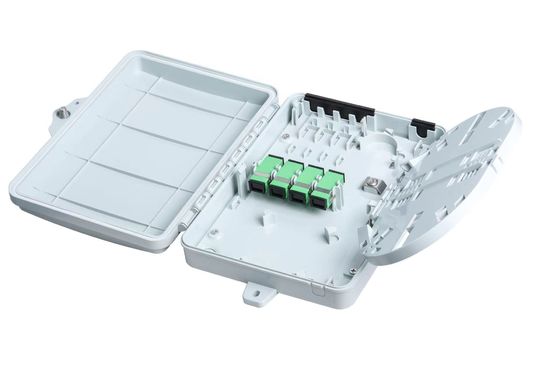 شراء 2-8 سعة الألياف صندوق إنهاء الألياف الضوئية متوافق مع PLC Splitter و SC / LC Adapter التصنيع عبر الإنترنت