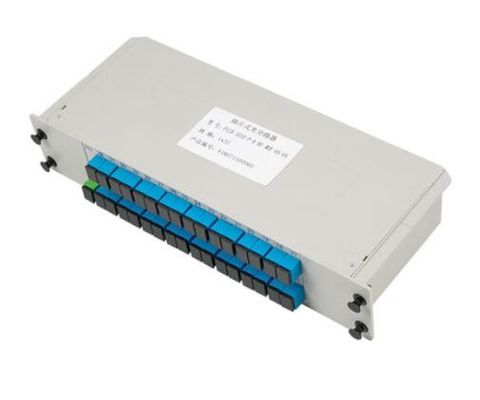 شراء تقسيم الطاقة الموحد 1:32 PLC الفاصل الأفقي للألياف الضوئية التصنيع عبر الإنترنت