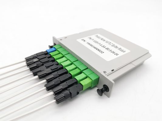 شراء كاسيت PLC ذو ذيل الخنزير 1x8 PLC متوازنة النوع SC APC LGX مربع القسمة التصنيع عبر الإنترنت