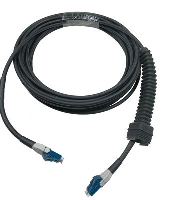 شراء NSN Boot Duplex LC Patch Cord الأسود لحل الكابلات الخارجية التصنيع عبر الإنترنت