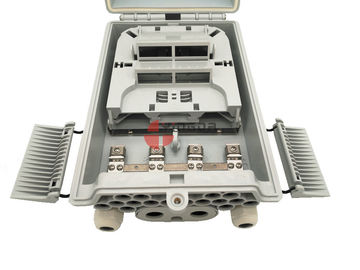 شراء 1/8 الألياف البصرية PLC الفاصل كاسيت في الهواء الطلق IP65 القطب جبل ل FTTH GPON التصنيع عبر الإنترنت