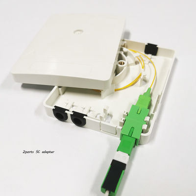 شراء 2SC صندوق إنهاء الألياف الضوئية لقطب FTTH PON البلاستيكي لتحويلات LC التصنيع عبر الإنترنت