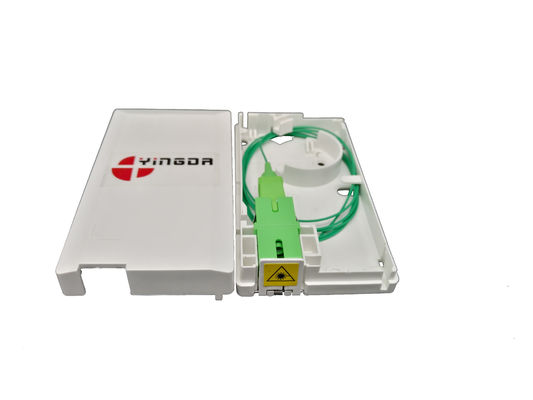 شراء SC Simplex / LC Duplex Fiber Optic Termination Box ABS Fiber Wall Socket 1cores (صندوق إيقاف الألياف الضوئية) التصنيع عبر الإنترنت