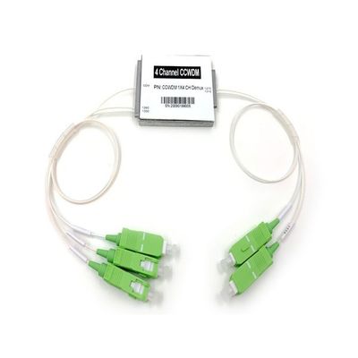شراء 4CH 1270 1290 1310 1330nm وحدة CWDM 1 × 4 مع SC APC ،0.9 ملم White Loose Tube،0.5M التصنيع عبر الإنترنت
