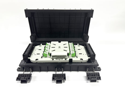 شراء Fiber 1:16 PLC splitter Box Outdoor Fiber Optic Distribution Enclosure Mini FTTH Termination Box cajas nap box IP65 التصنيع عبر الإنترنت