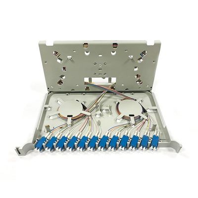 شراء Fiber Optic Equipment 24 Core Fiber Splice Tray and Splice Box Splitter Module for Outdoor FTTH Cabinet التصنيع عبر الإنترنت