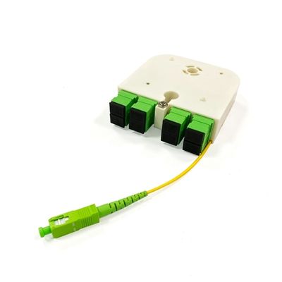 شراء سعر التصنيع FTTH 1x8 SC/APC ميني كاسيت Fiber Optic PLC Splitter طول الموجة 1260-1650nm لحلول الشبكة المخصصة التصنيع عبر الإنترنت