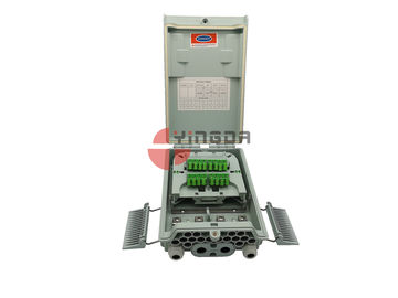 شراء IP65 في الهواء الطلق الألياف البصرية الفاصل مربع جدار جبل 16 النوى 1X8 المقرنة ABS المواد PC التصنيع عبر الإنترنت