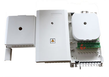شراء FTTH 8 منفذ كابل تقطيع الألياف البصرية إنهاء IP54 مربع ل 1/8 Plc الفاصل الانتهاء التصنيع عبر الإنترنت