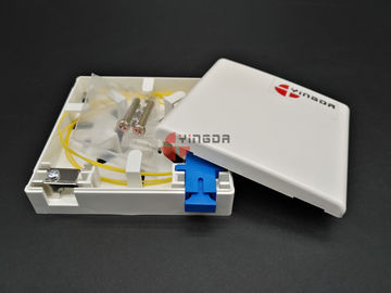 شراء 1 ميناء PP Ftth الألياف البصرية إنهاء مربع SC UPC لوحة المقبس مع المشبك كابل معدني التصنيع عبر الإنترنت