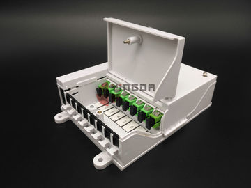 شراء صندوق توزيع الألياف البصرية أحادي الوضع FTTH SC Connectors 1 * 8 الفاصل البصري 900um التصنيع عبر الإنترنت