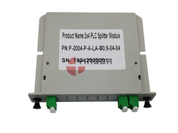 شراء البلاستيك 2X4 الألياف PLC الفاصل LGX كاسيت وحدات مع LC / APC موصل الألياف البصرية دوبلكس التصنيع عبر الإنترنت