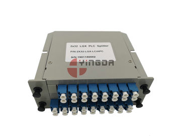 شراء 1x32 2x32 Lgx Plc الألياف البصرية الخائن وضع كابل واحد مع مقرنة SC LC التصنيع عبر الإنترنت