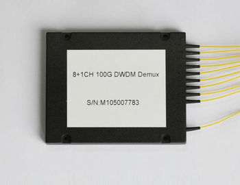 شراء وضع فردي SMF 28E 1610nm FC UPC 1100G 8CH MUX DEMUX DWDM التصنيع عبر الإنترنت