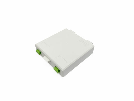 شراء 2 منفذ FTTH داخلي من الألياف البصرية صندوق إنهاء أحادي الجسم 86 * 86 * 23 مم التصنيع عبر الإنترنت