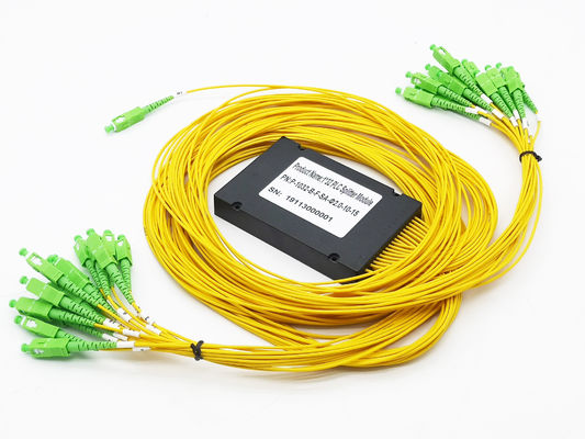 شراء ABS نوع صندوق الوحدة G652D 1x32 الألياف البصرية PLC الفاصل التصنيع عبر الإنترنت