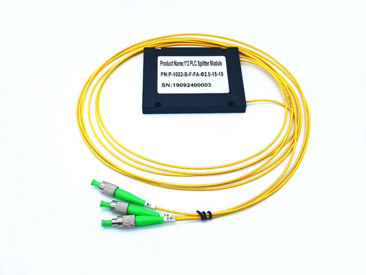 شراء G65A71 LSZH FC APC أحادية الوضع 1x2 مقسم الألياف البصرية Plc التصنيع عبر الإنترنت