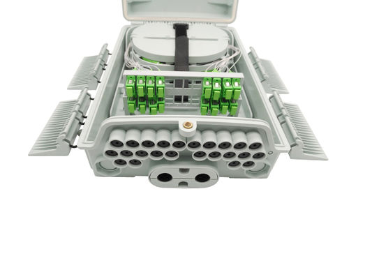 شراء صندوق توزيع الألياف البصرية المركب على الحائط و 24 منفذًا مع 1x16 PLC Splitter IP65 التصنيع عبر الإنترنت